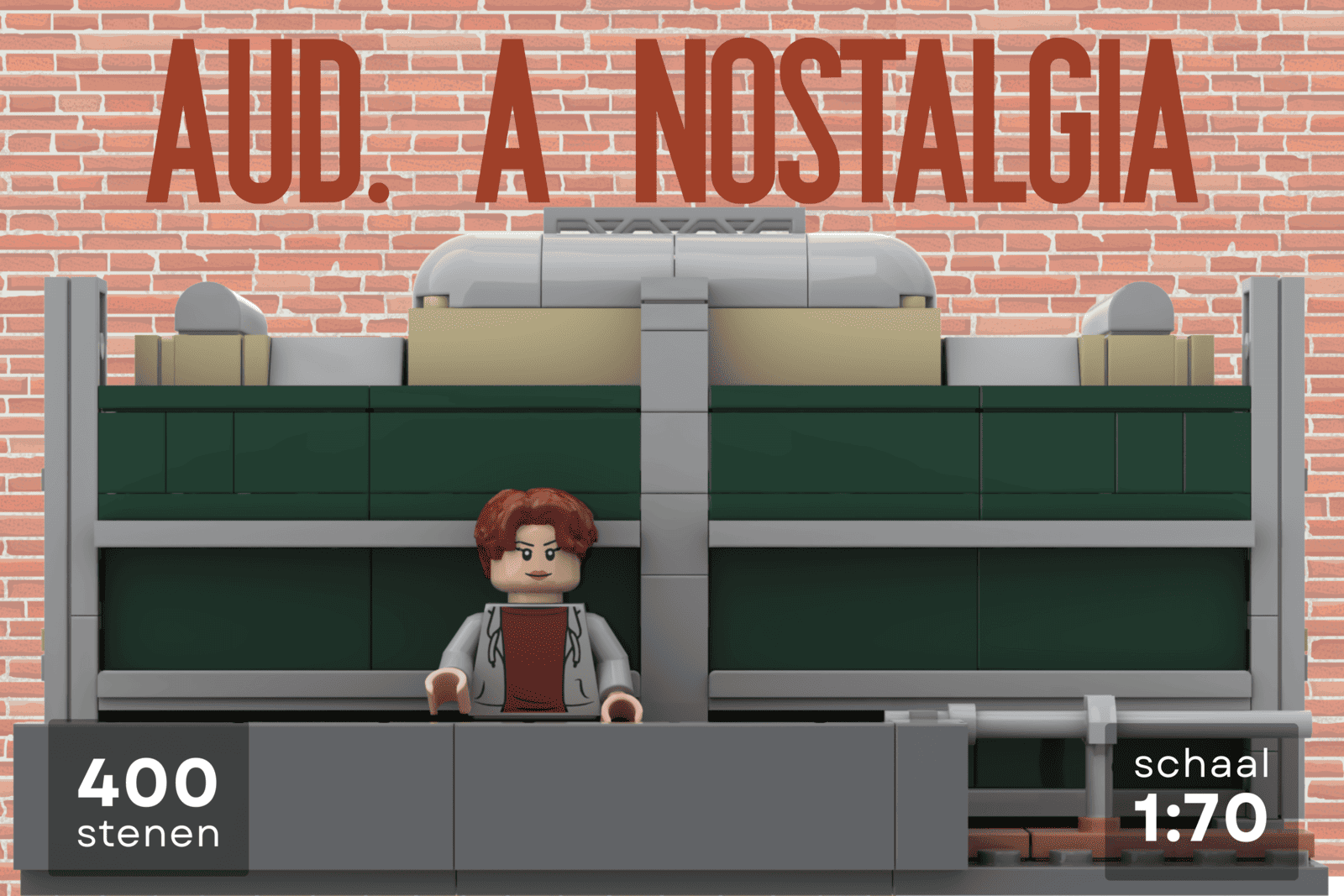Achteraanzicht van de CenEka LEGO-set